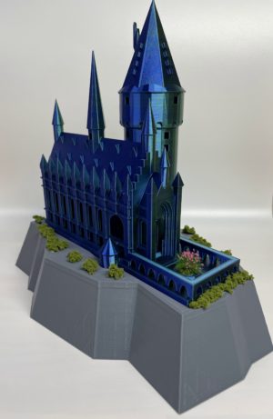 Harry Potter Hogwart's Castle With Flickering LED Lights and Full Onboard Soundtrack! Wireless and Rechargeable!